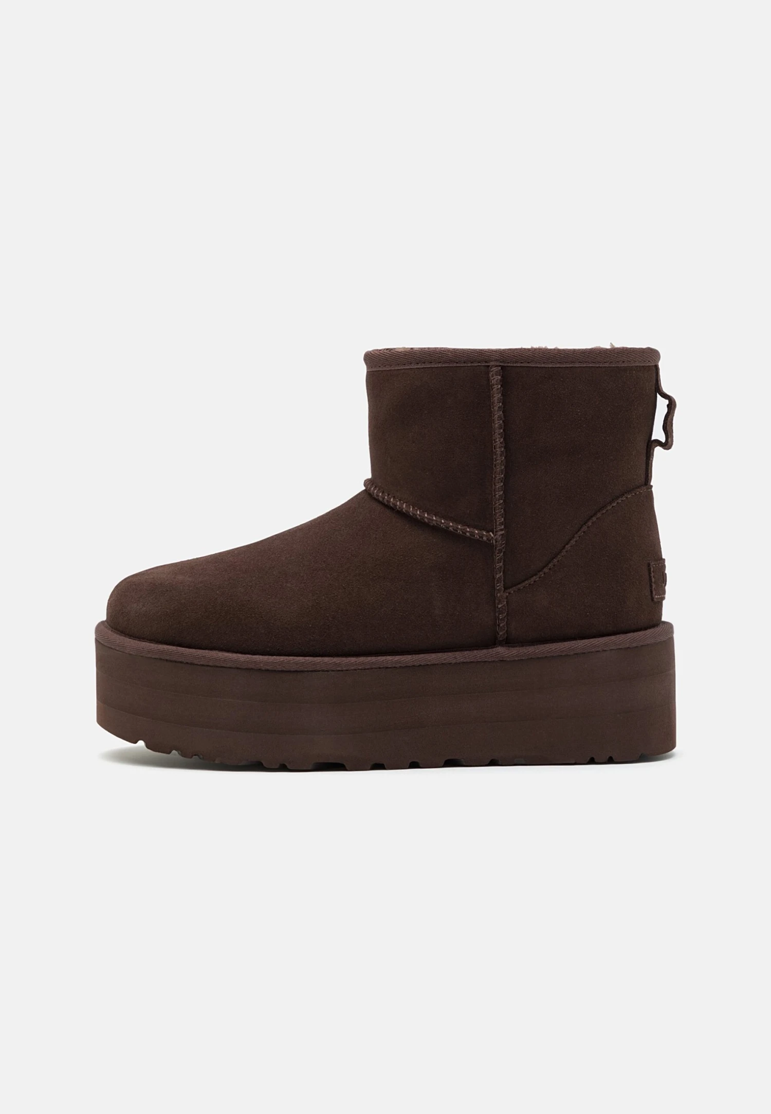 Ugg Classic Mini Platform - Enkellaarsjes Met Plateauzool - Burnt Cedar - Afbeelding 2