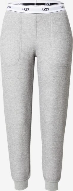 Ugg Pantalons Tapered Broek Dames Grijs Gemêleerd