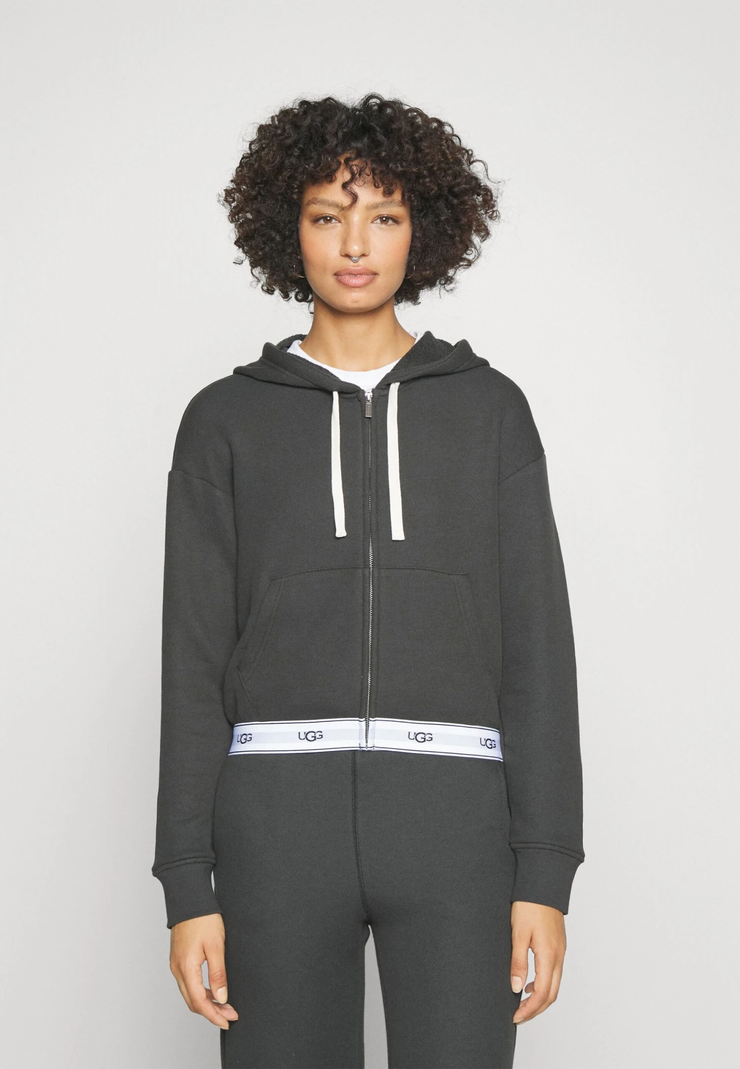 Ugg Kaelie Zip Hoodie - Pyjamashirt - Black