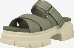 Ugg Sandalen Met Hak Muiltjes Ashton Dames Donkergroen