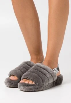 Ugg Fluff Yeah Slide - Pantoffels - Charcoal