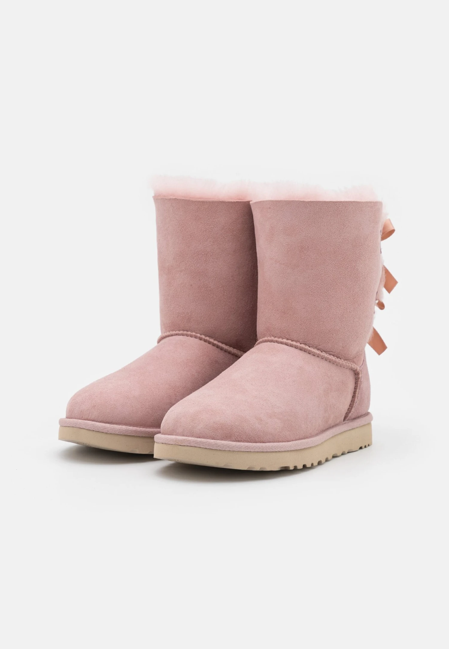 Ugg Bailey Bow - Korte Laarzen - Rose Grey - Afbeelding 3