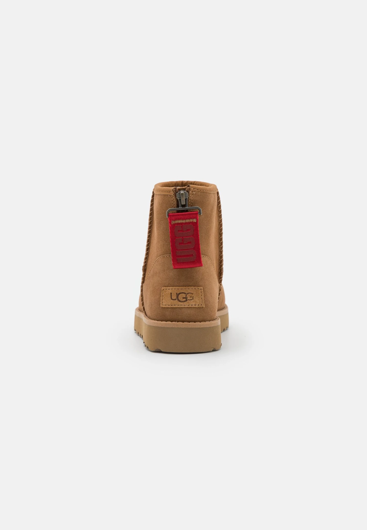 Ugg Classic Mini Logo Zip - Korte Laarzen - Chestnut - Afbeelding 4