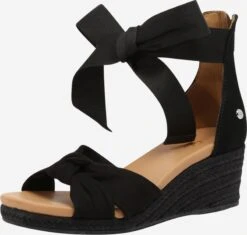 Ugg Sandalen Met Hak Sandaal Yarrow Dames Zwart