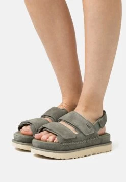 Ugg Goldenstar - Sandalen Met Plateauzool - Moss Green