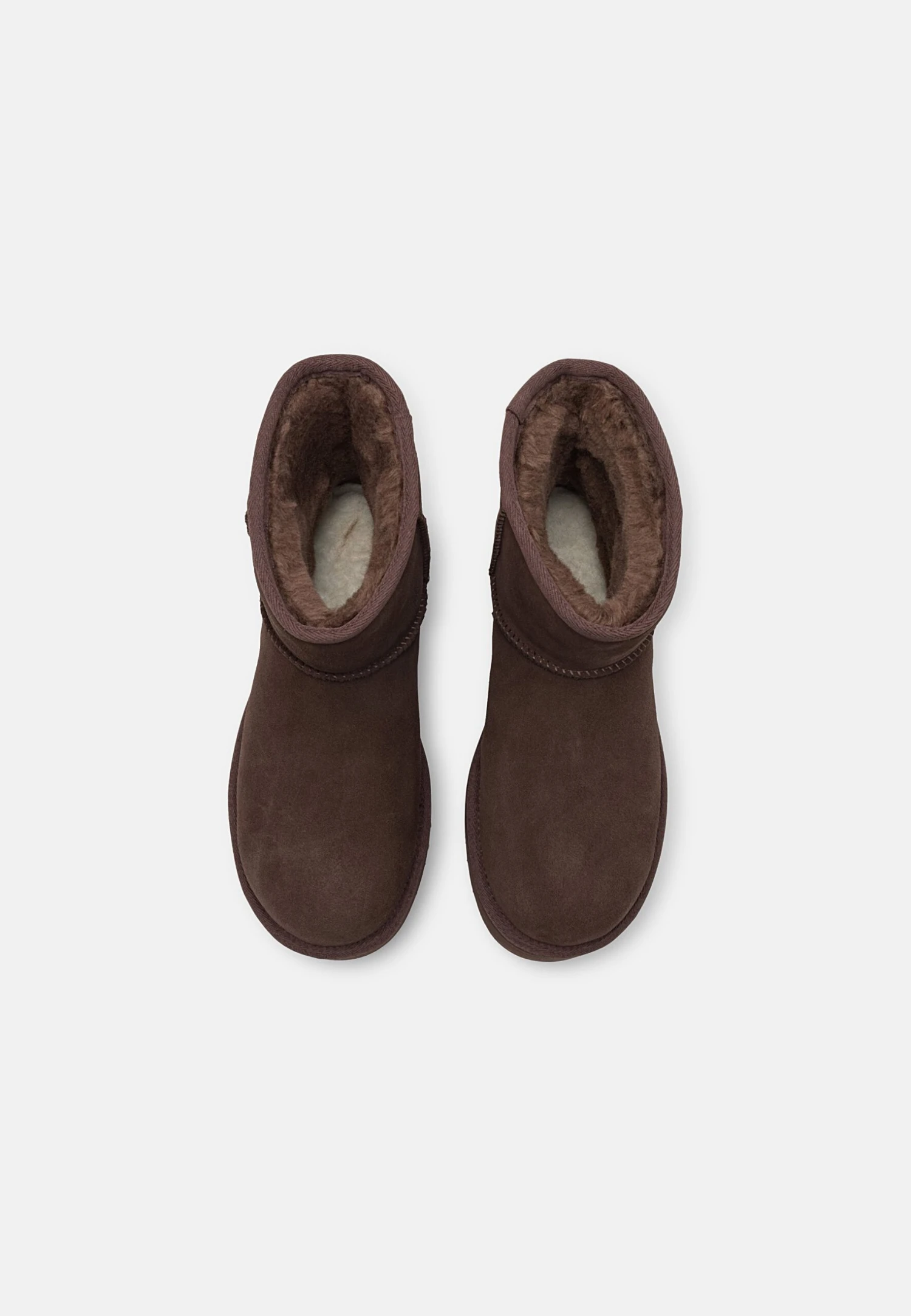 Ugg Classic Mini Platform - Enkellaarsjes Met Plateauzool - Burnt Cedar - Afbeelding 6