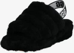 Ugg Pantoffels Huisschoenen Fluff Yeah Dames Zwart