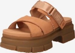 Ugg Sandalen Met Hak Muiltjes Ashton Dames Bruin
