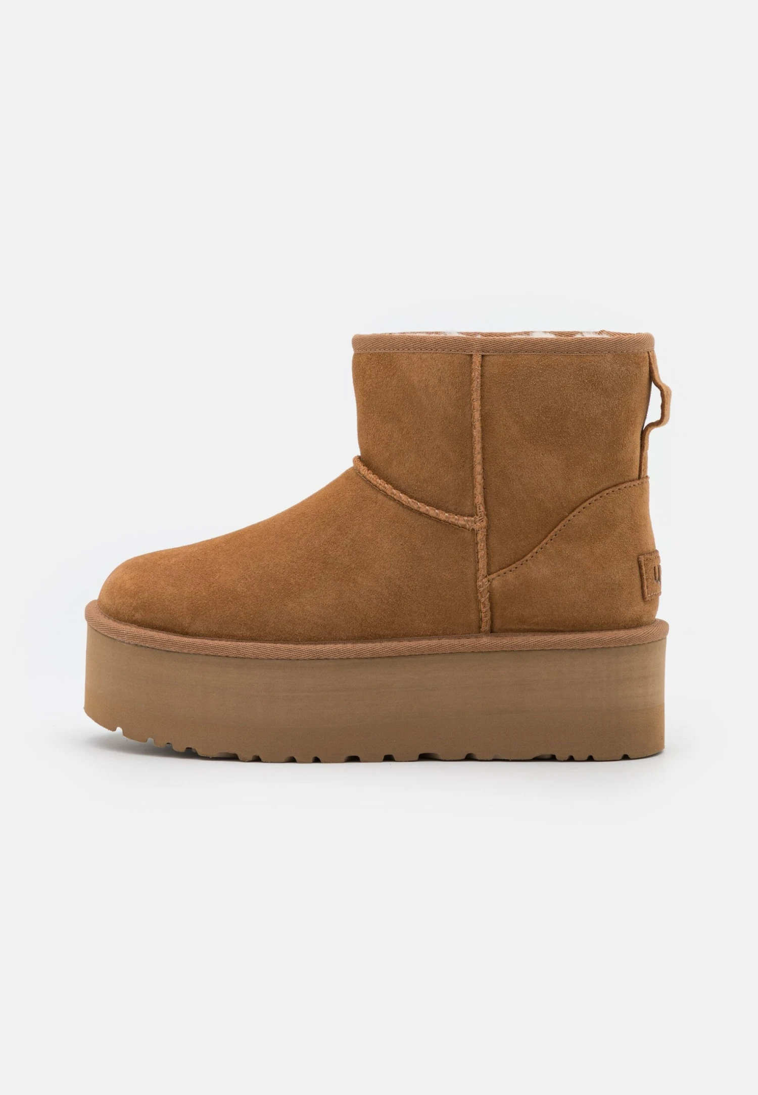 Ugg Classic Mini Platform - Enkellaarsjes Met Plateauzool - Chestnut - Afbeelding 2