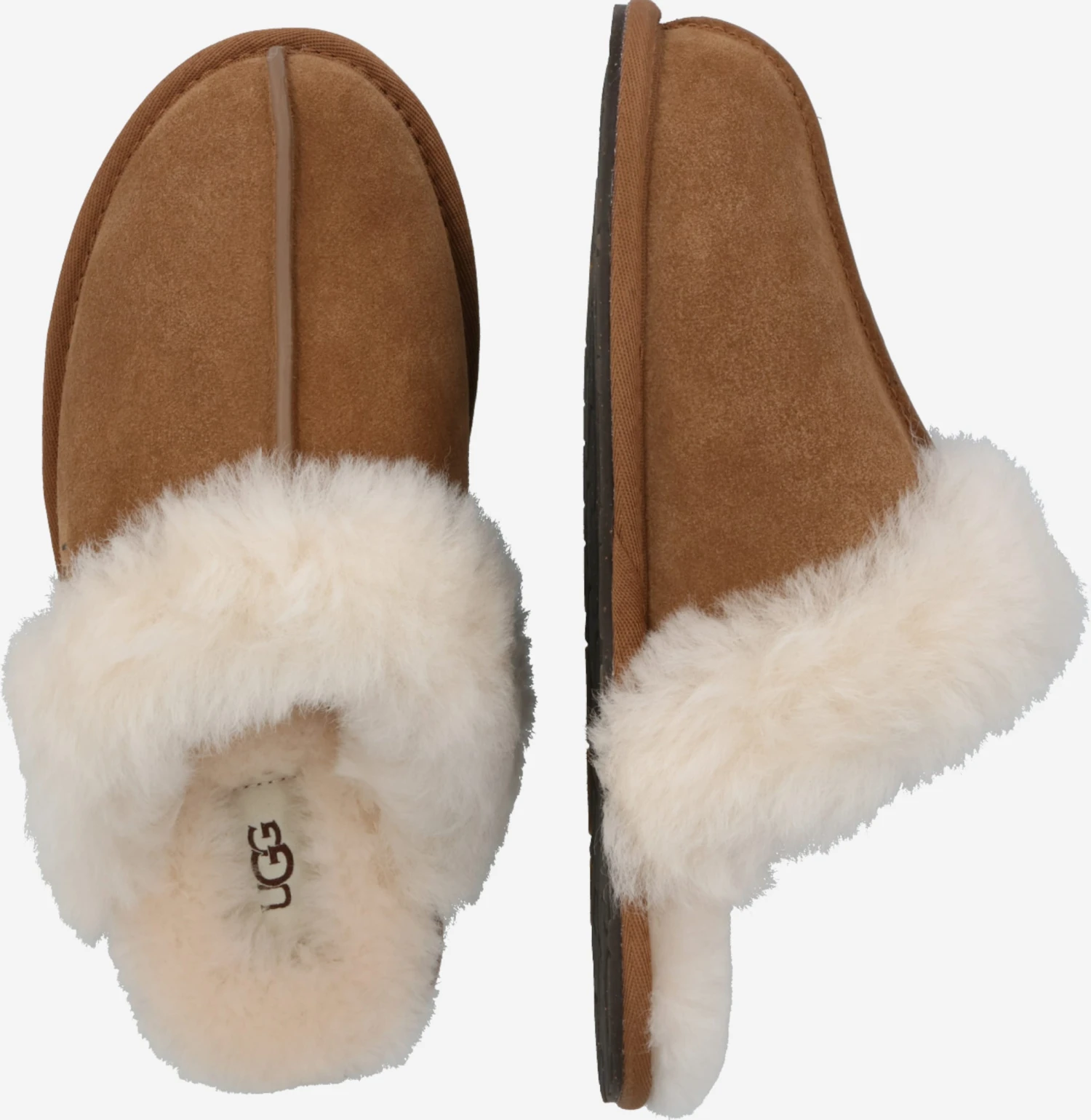 Ugg Pantoffels Huisschoenen Scufette Dames Lichtbruin - Afbeelding 2