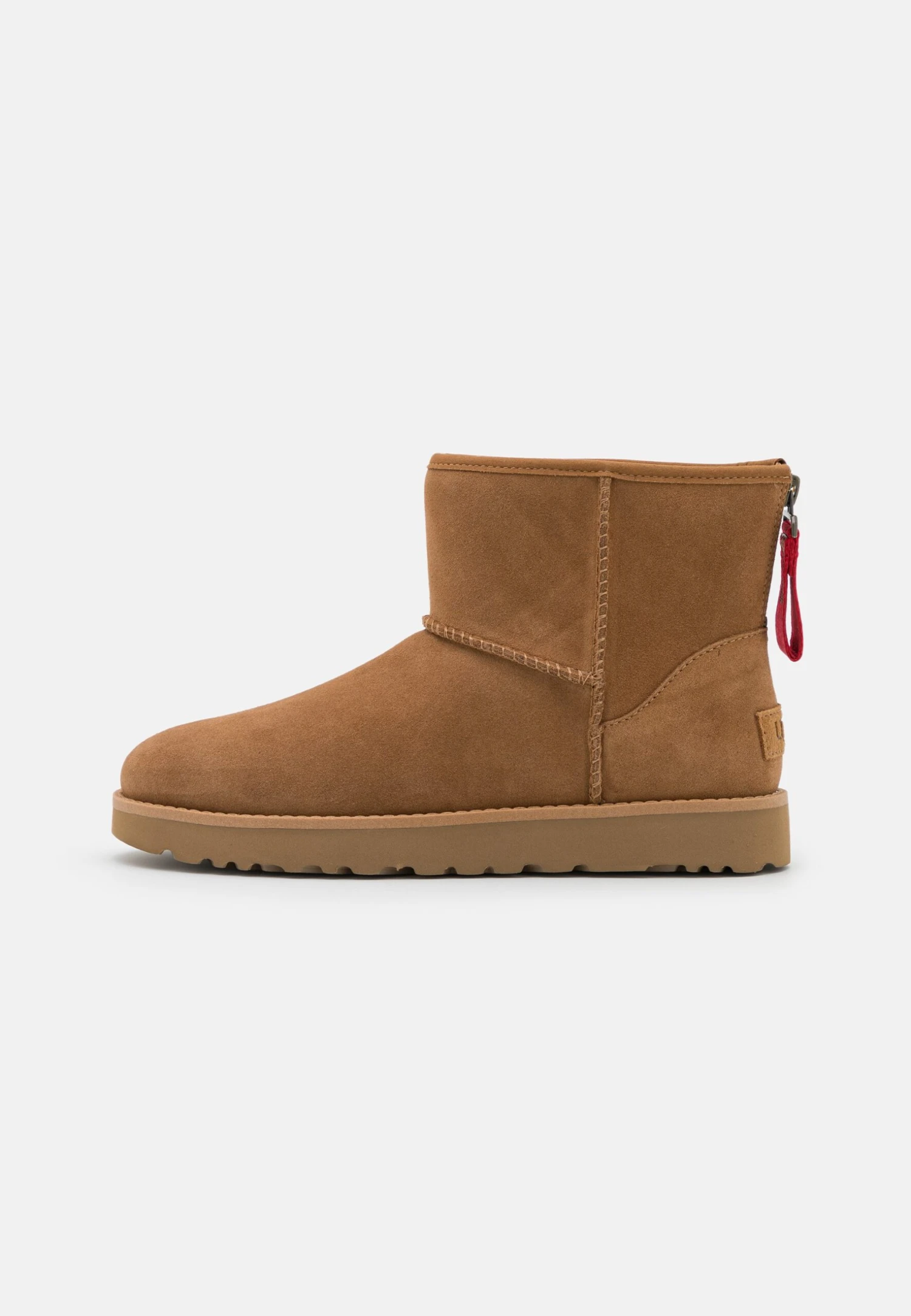 Ugg Classic Mini Logo Zip - Korte Laarzen - Chestnut - Afbeelding 2
