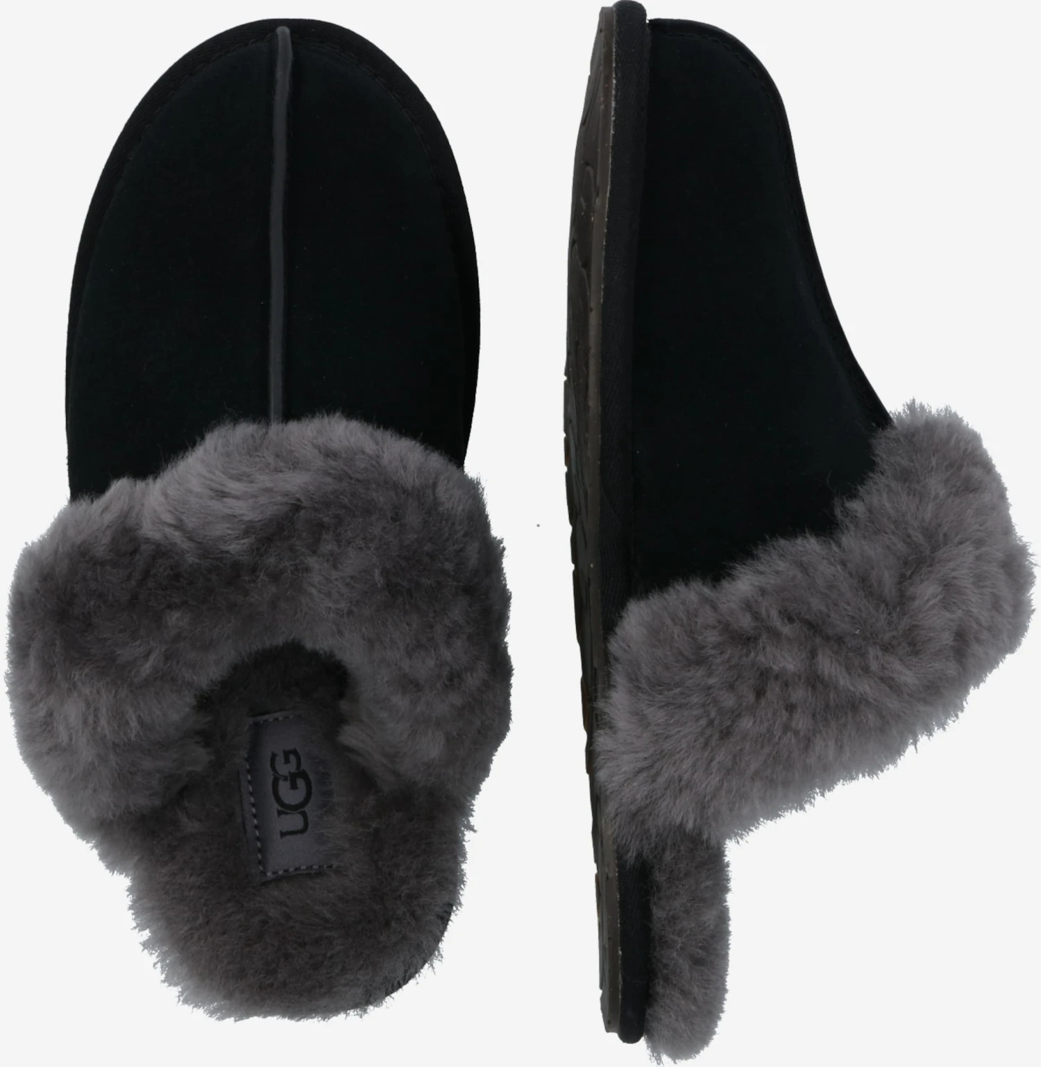Ugg Pantoffels Huisschoenen Scufette Dames Zwart - Afbeelding 2