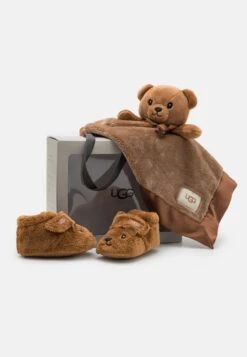 Ugg Bixbee And Lovey Bear Stuffie Set - Geboortegeschenk - Chestnut