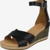 Ugg Sandalen Met Hak Sandaal Eugenia Dames Zwart