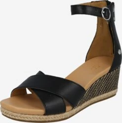 Ugg Sandalen Met Hak Sandaal Eugenia Dames Zwart