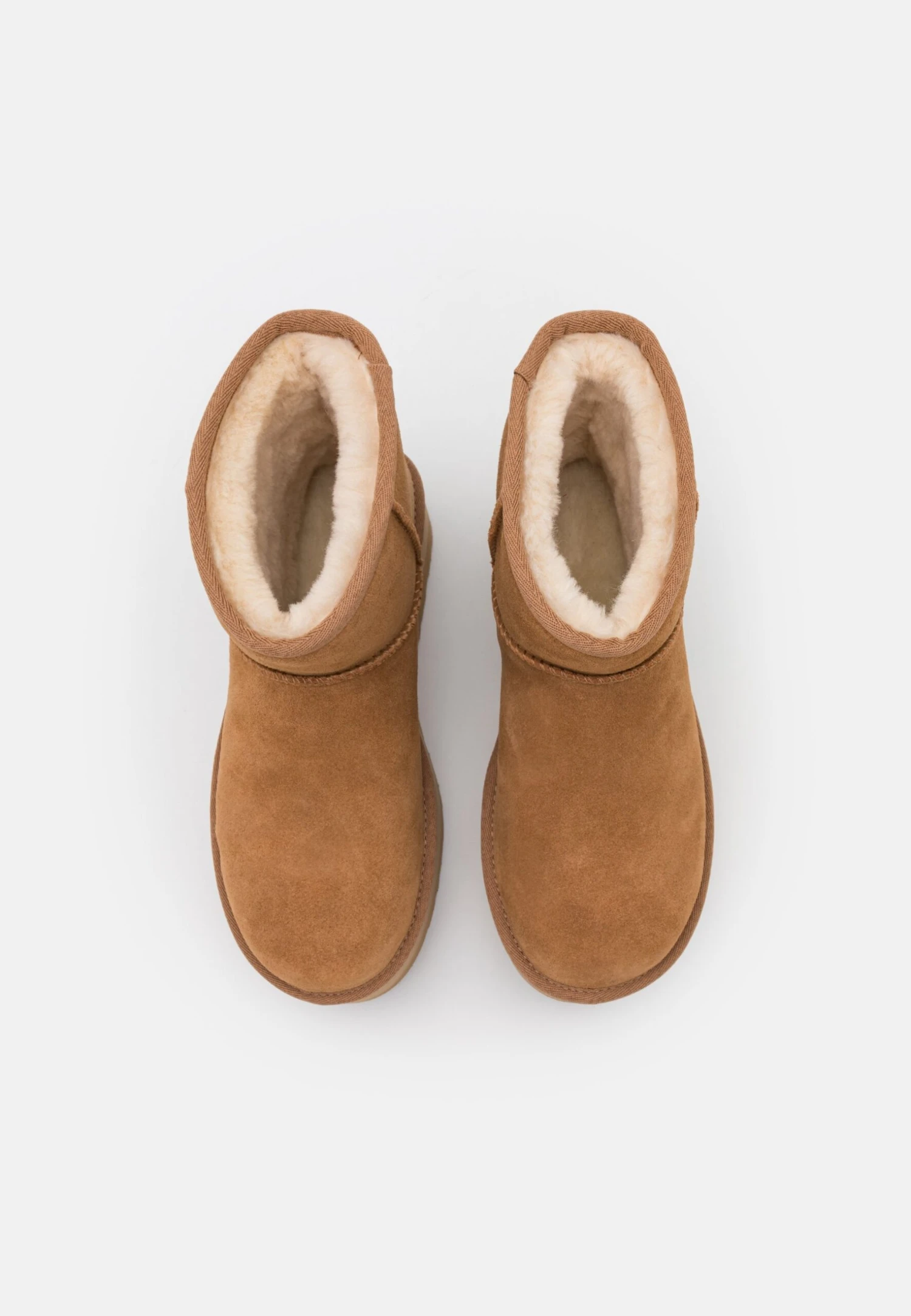 Ugg Classic Mini Platform - Enkellaarsjes Met Plateauzool - Chestnut - Afbeelding 6